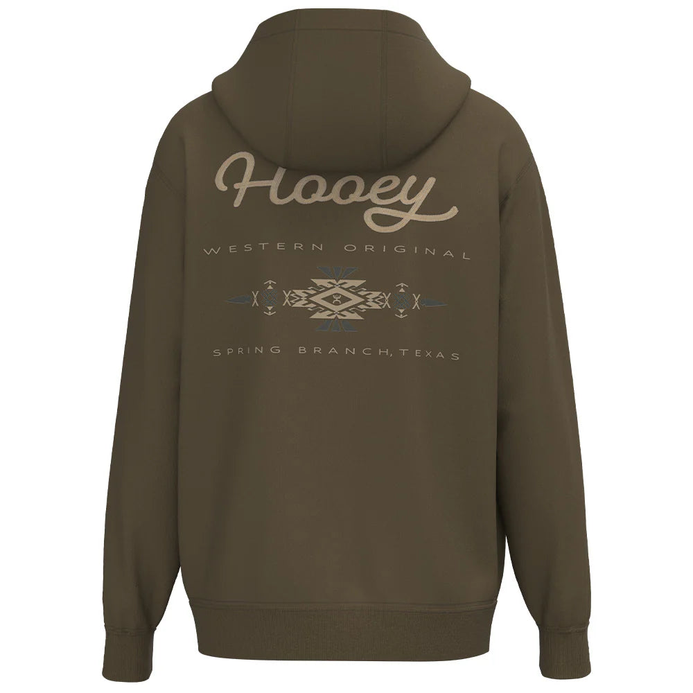 Hooey "Peyote" Brown W/Cream  Logo Hoody HH1378BR