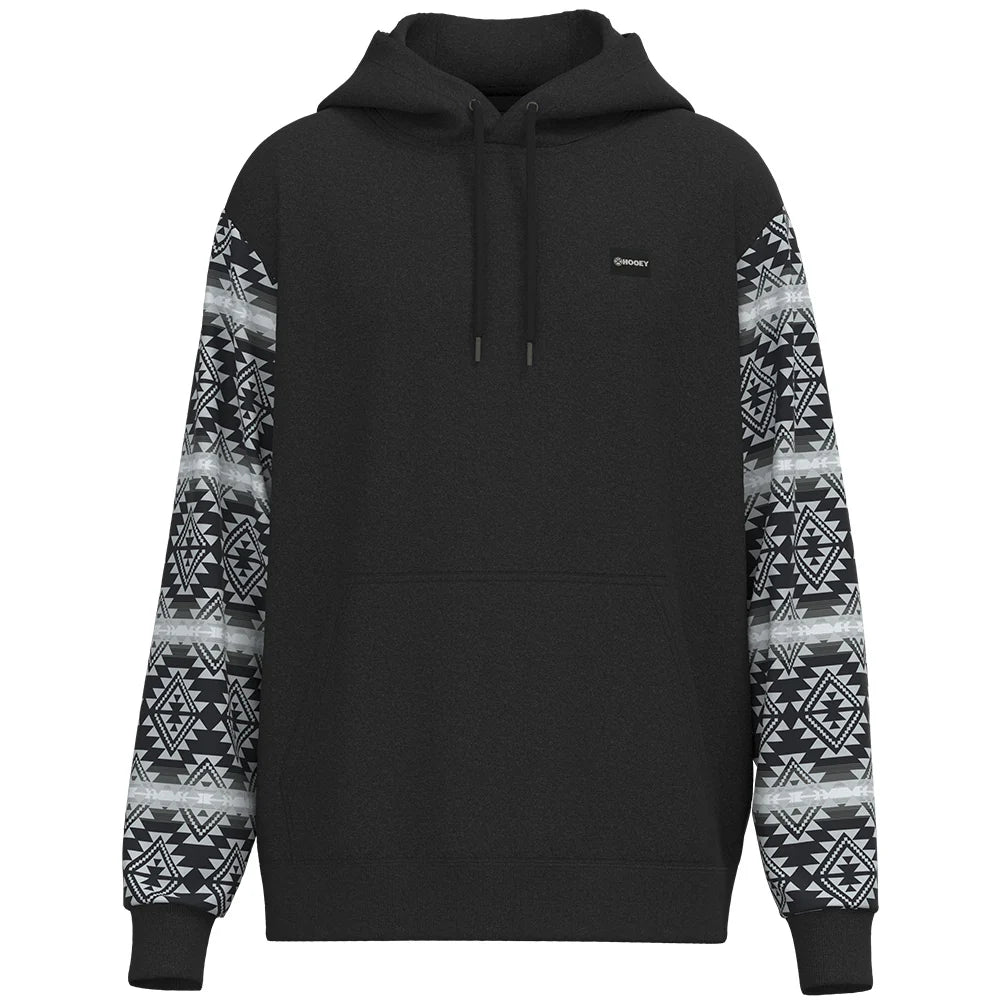 Hooey "Legendary Polar Fleece" Black W/Aztec Hoody HH1339BKAZ