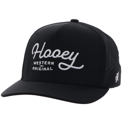 Hooey "OG" Hooey Hat Black W/ White Stitching 2560T-BK