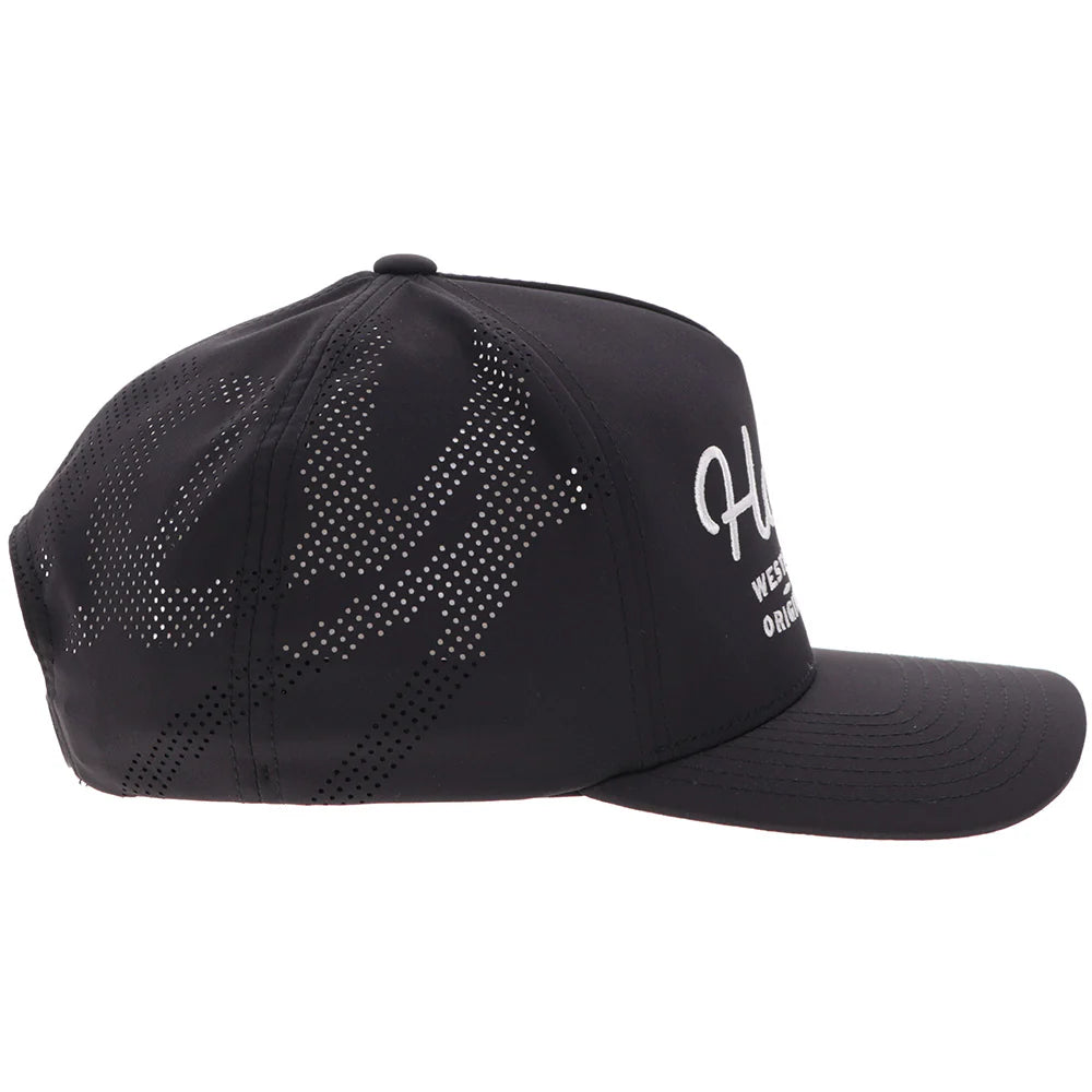 Hooey "OG" Hooey Hat Black W/ White Stitching 2560T-BK