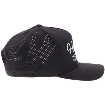 Hooey "OG" Hooey Hat Black W/ White Stitching 2560T-BK