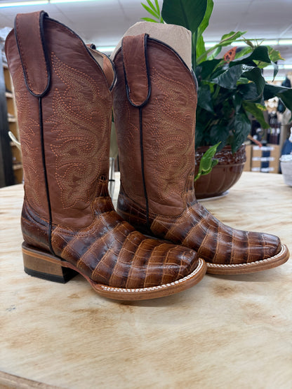 Tanner Mark Youth Joseph Cognac Caiman Belly