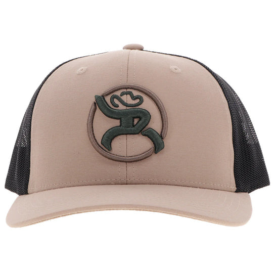 HOOEY "STRAP" ROUGHY HAT TAN/BLACK