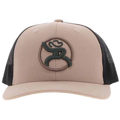 HOOEY "STRAP" ROUGHY HAT TAN/BLACK