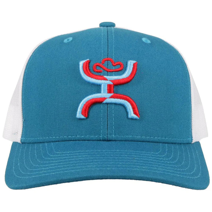 Hooey Sterling Turquoise/White Hat