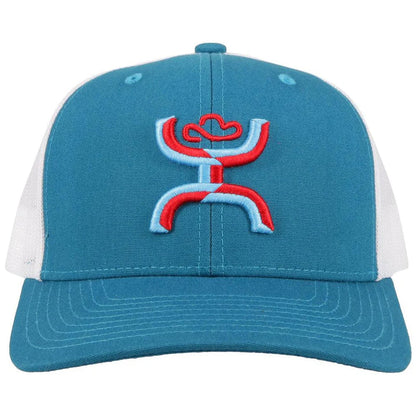 Hooey Sterling Turquoise/White Hat