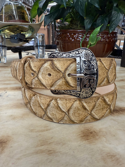 Tanner Mark Orix Print Monster Fish Men’s Belt