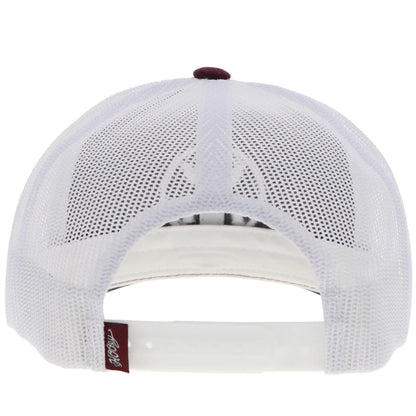 HOOEY "O-CLASSIC" HAT MAROON /WHITE