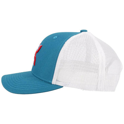 Hooey Sterling Turquoise/White Hat