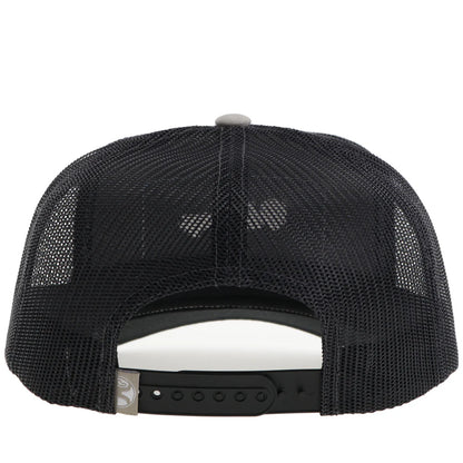 HOOEY "SUDAN" HAT TAN/CHARCOAL W/TAN/WHITE/BLUE PATCH
