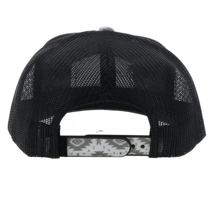 Hooey Roughy Men’s White/ Black 6 Panel Truck Cap