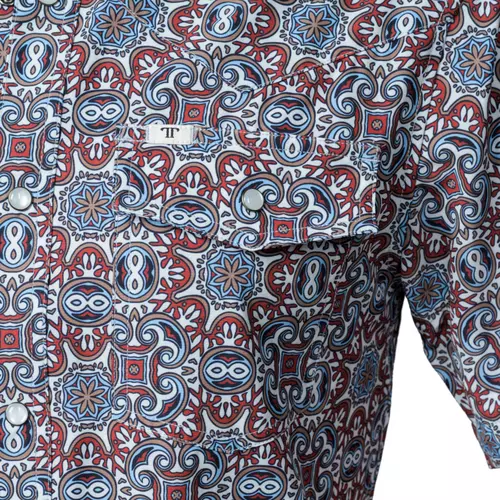 Ferrell Mens The Bennett Snap Button Up Shirt FPS1026011