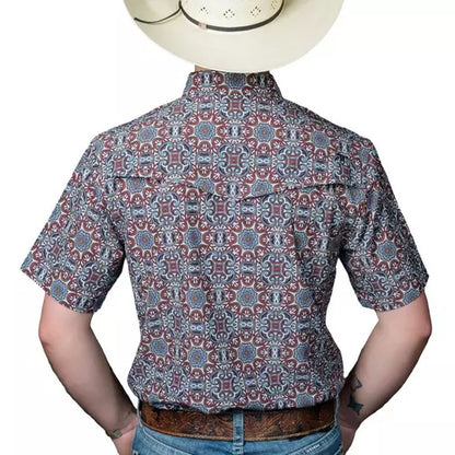 Ferrell Mens The Bennett Snap Button Up Shirt FPS1026011