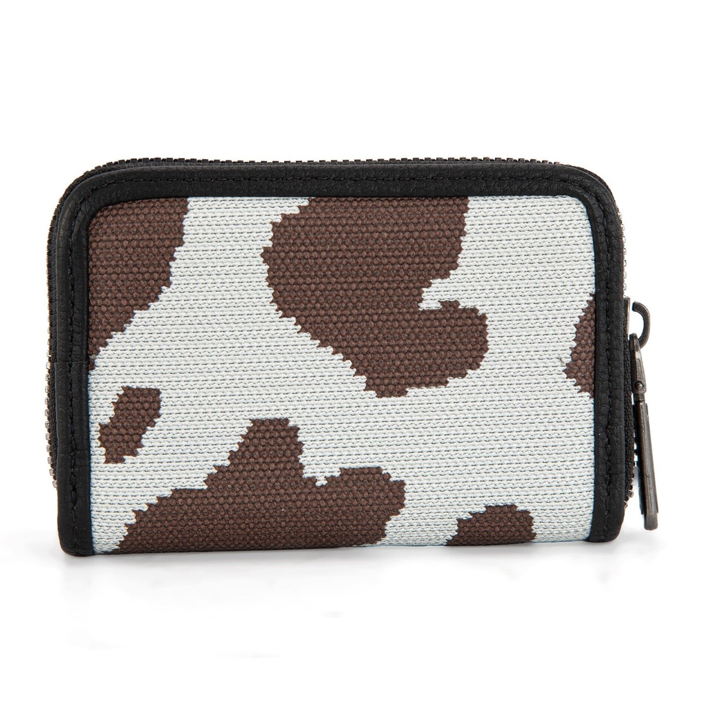 Wrangler Black Wrangler Cow Print Small Wallet WG301-W083BK