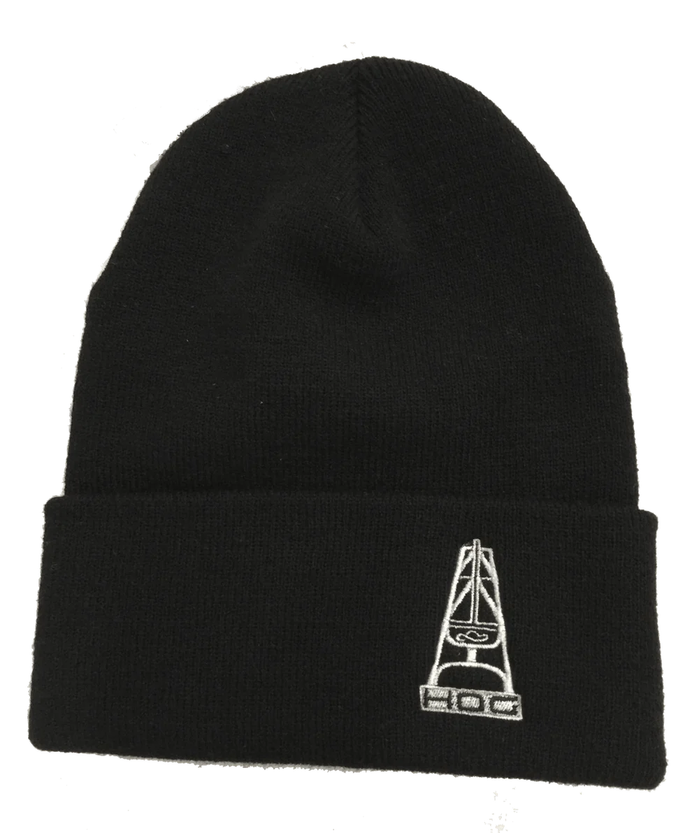 Hooey Hog Black Oil Rig Beanie