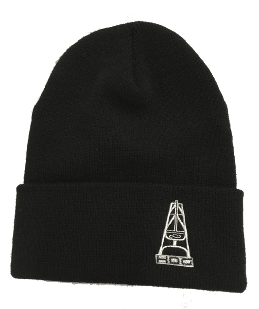 Hooey Hog Black Oil Rig Beanie