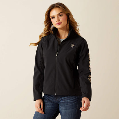 Ariat Logo Softshell Womens Canceled Carry Black Jacket 10062308