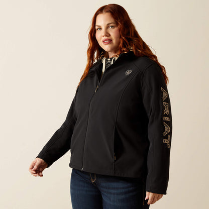 Ariat Logo Softshell Womens Canceled Carry Black Jacket 10062308