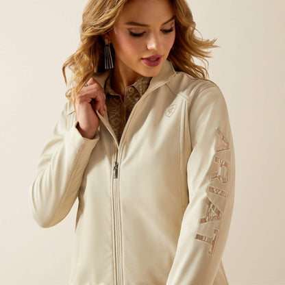 Ariat Logo Softshell Women’s Canceled Carry Oyster Grey Jacket 10062306