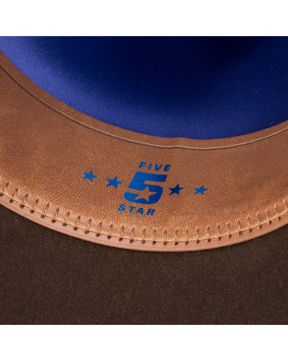 Resistol Five Star Felt Cowboy Hat Chocolate RFFVST