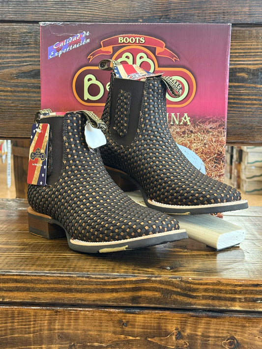 Besserro Botin Rodeo Men’s Petatillo Mini Choco/Miel Suela Hule