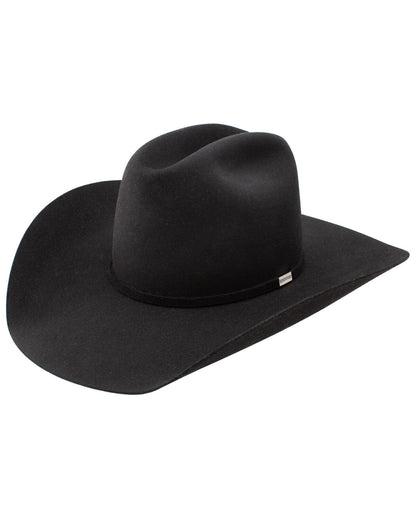 RESISTOL FIVE STAR FELT COWBOY HAT 07 BLACK