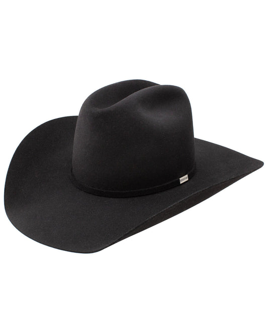 RESISTOL FIVE STAR FELT COWBOY HAT 07 BLACK