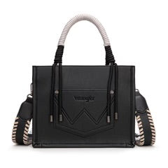 Wrangler Cow Print Tote/Crossbody Black WG386-8120SBK