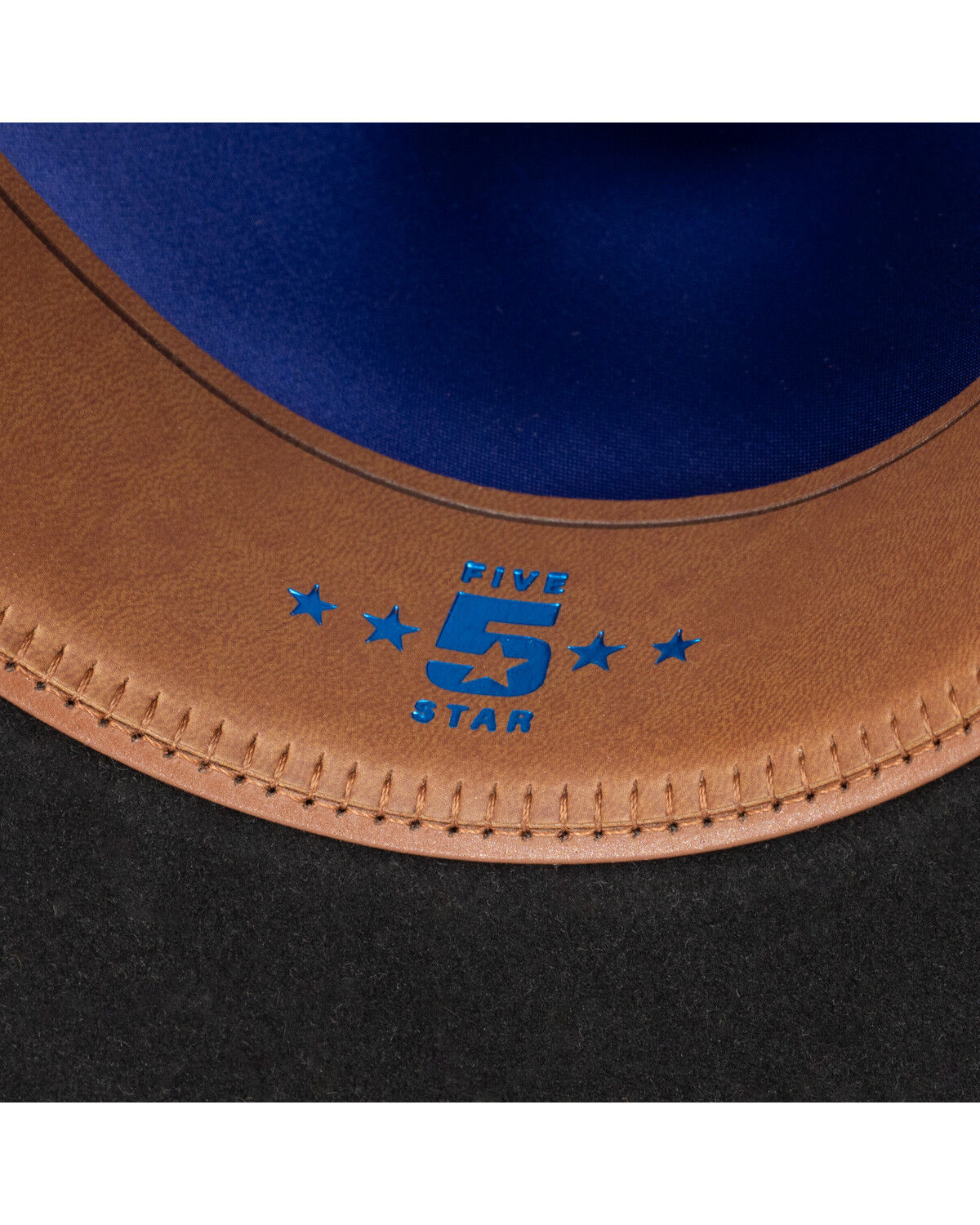 RESISTOL FIVE STAR FELT COWBOY HAT 07 BLACK