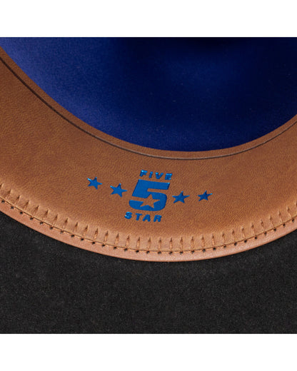 RESISTOL FIVE STAR FELT COWBOY HAT 07 BLACK