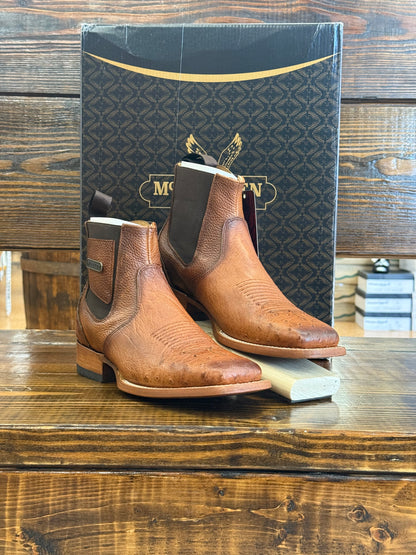 McAllen Panza Avestruz Honey Men’s Botin