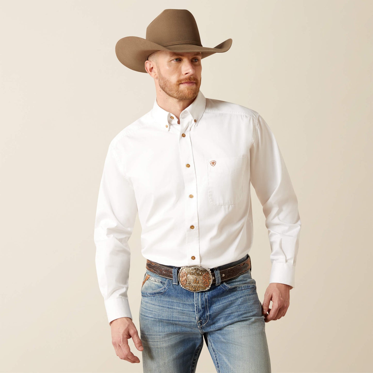 Ariat Men’s Solid Twill Classic Fit Shirt 10000503