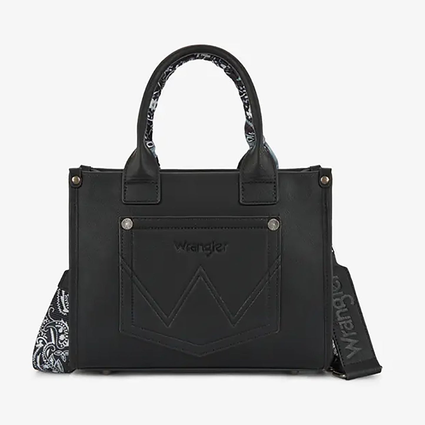 Wrangler Bandana Black Tote WG331-8120SBK