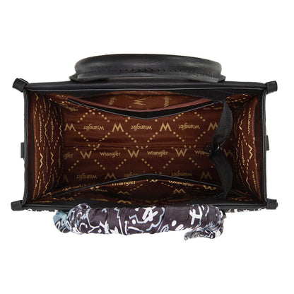 Wrangler Bandana Black Tote WG331-8120SBK