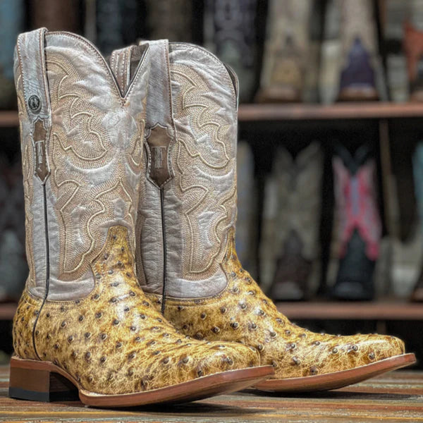 Tanner Mark Men’s Imitation Orix Ostrich Boots TM207017