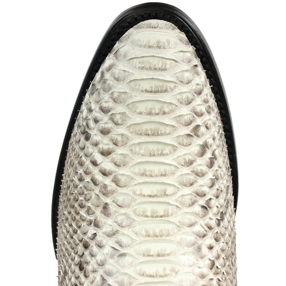 Los Altos Men’s Round Toe Natural Python