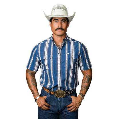 Ferrell Mens Short Sleeve The Hudson Snap Shirt FPS10260