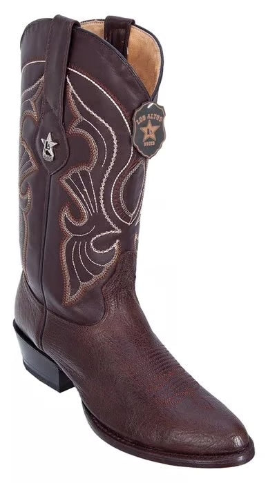 Los Altos Bull Shoulder Brown Round Toe