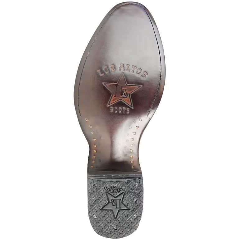Los Altos Bull Shoulder Brown Round Toe
