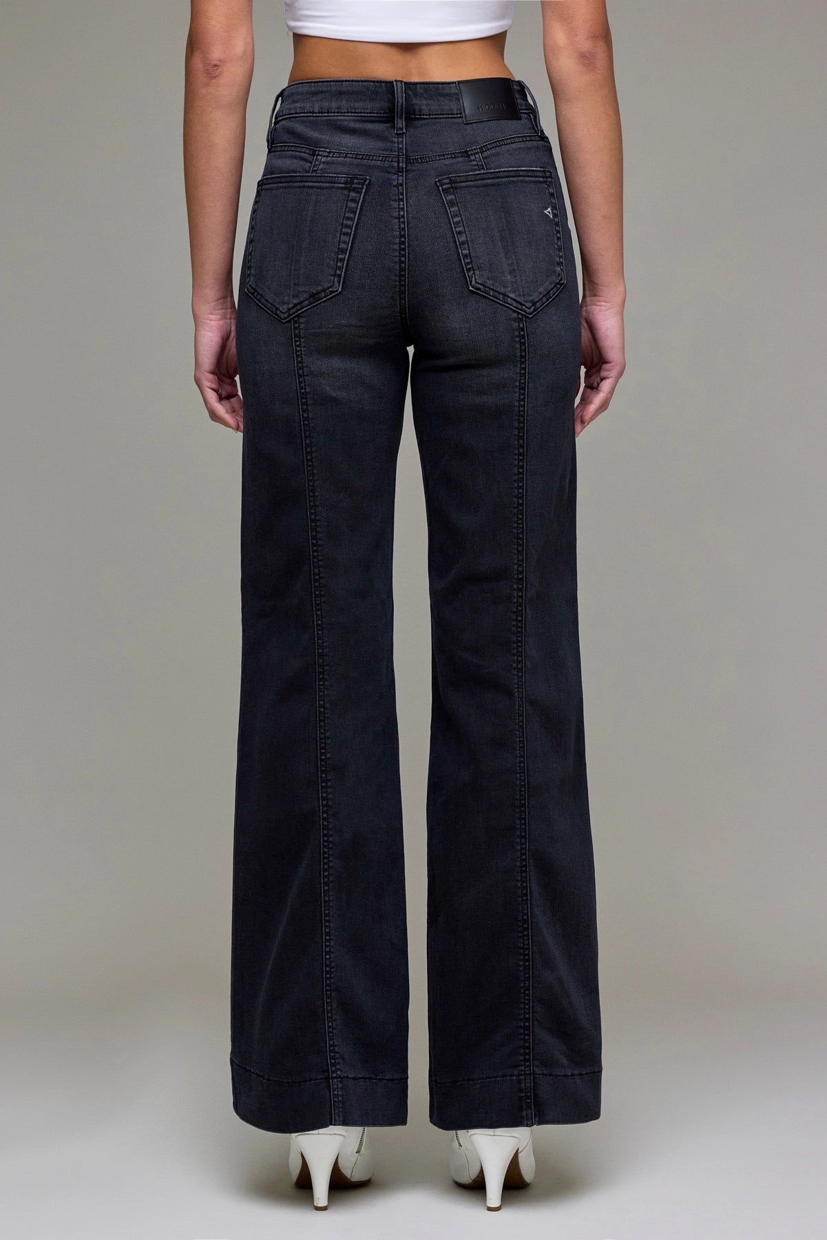 Hidden 33” Inseam High Rise Happi Comfort Flare Jean HD3318CF-CHA
