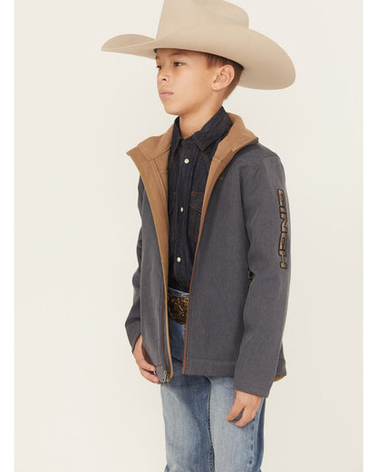 Cinch Boys Logo Embroidered Softshell Jacket MWJ5070007