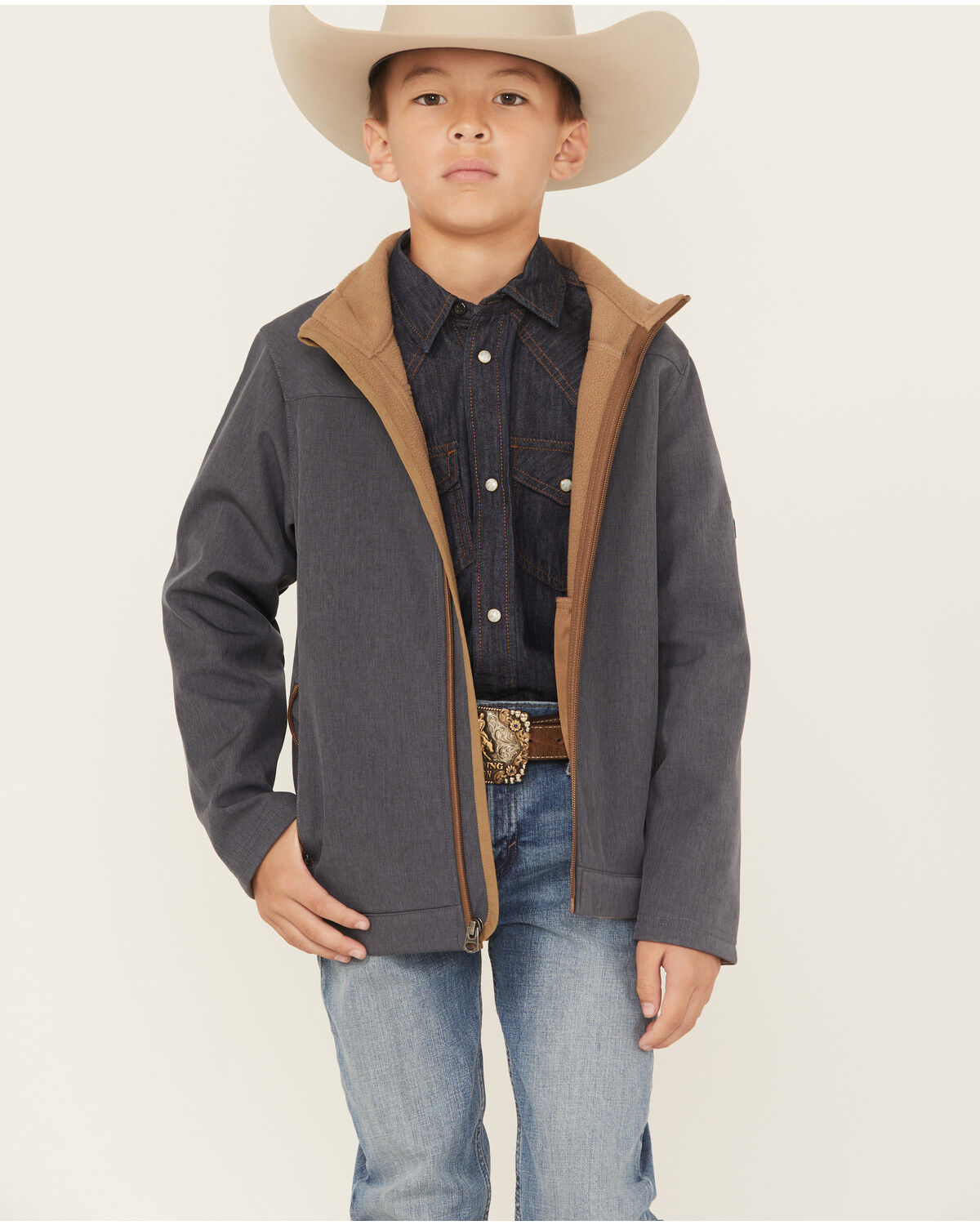 Cinch Boys Logo Embroidered Softshell Jacket MWJ5070007