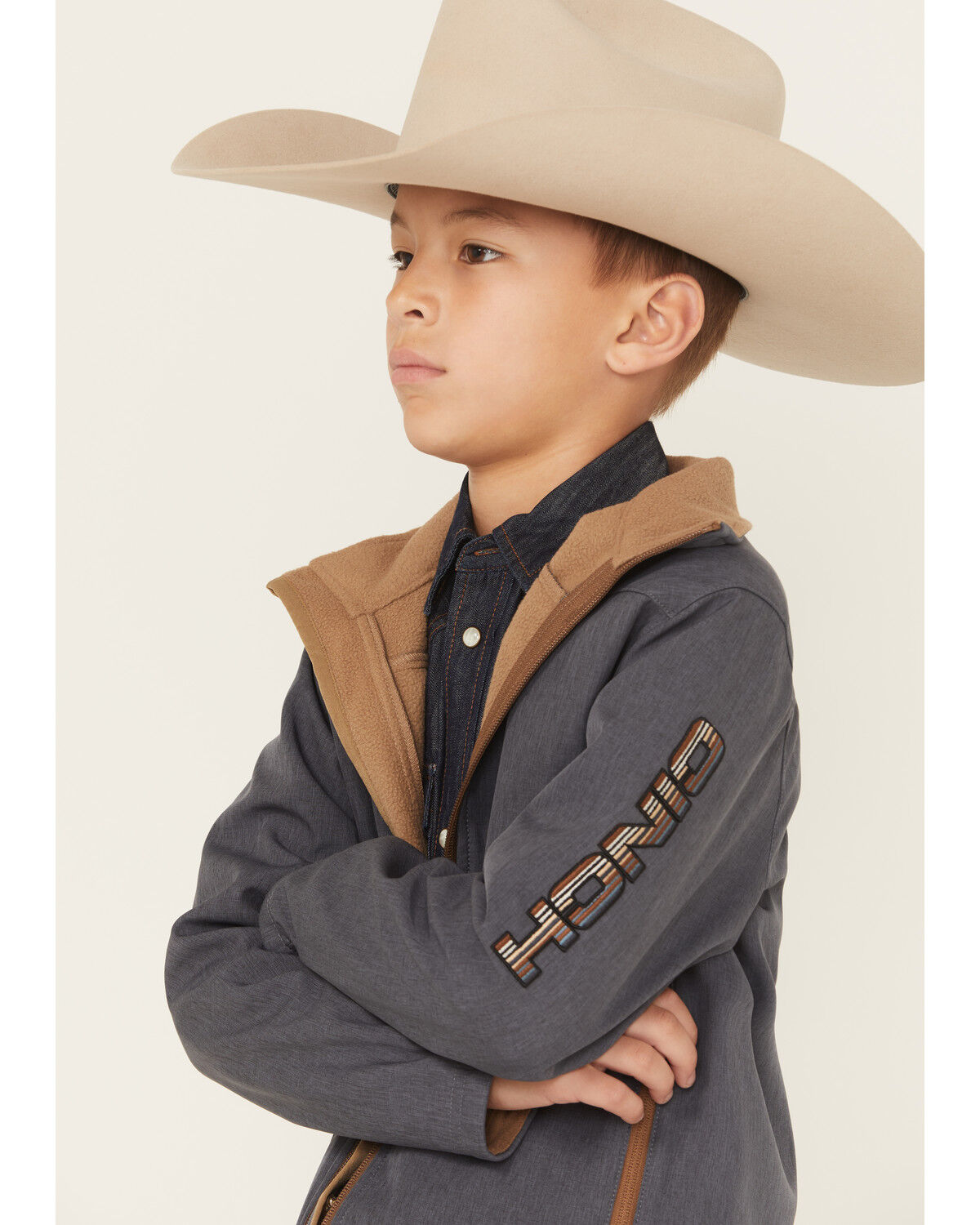 Cinch Boys Logo Embroidered Softshell Jacket MWJ5070007