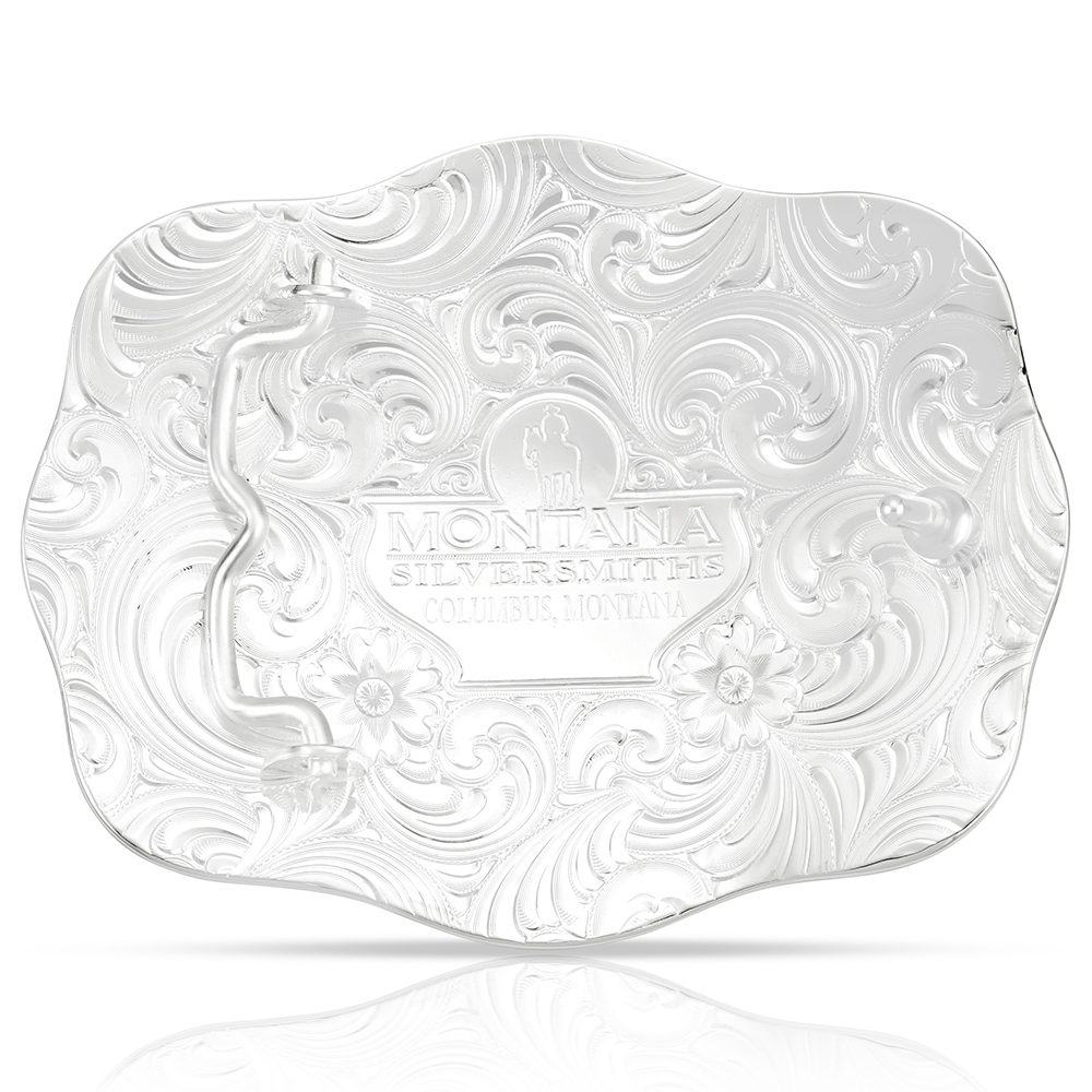 Montana Silversmiths Four Star Buckle With Christian Cowboy 57610-731