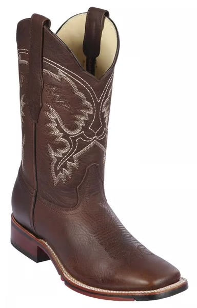 Los Altos Rage Walnut Rubber Sole Square Toe