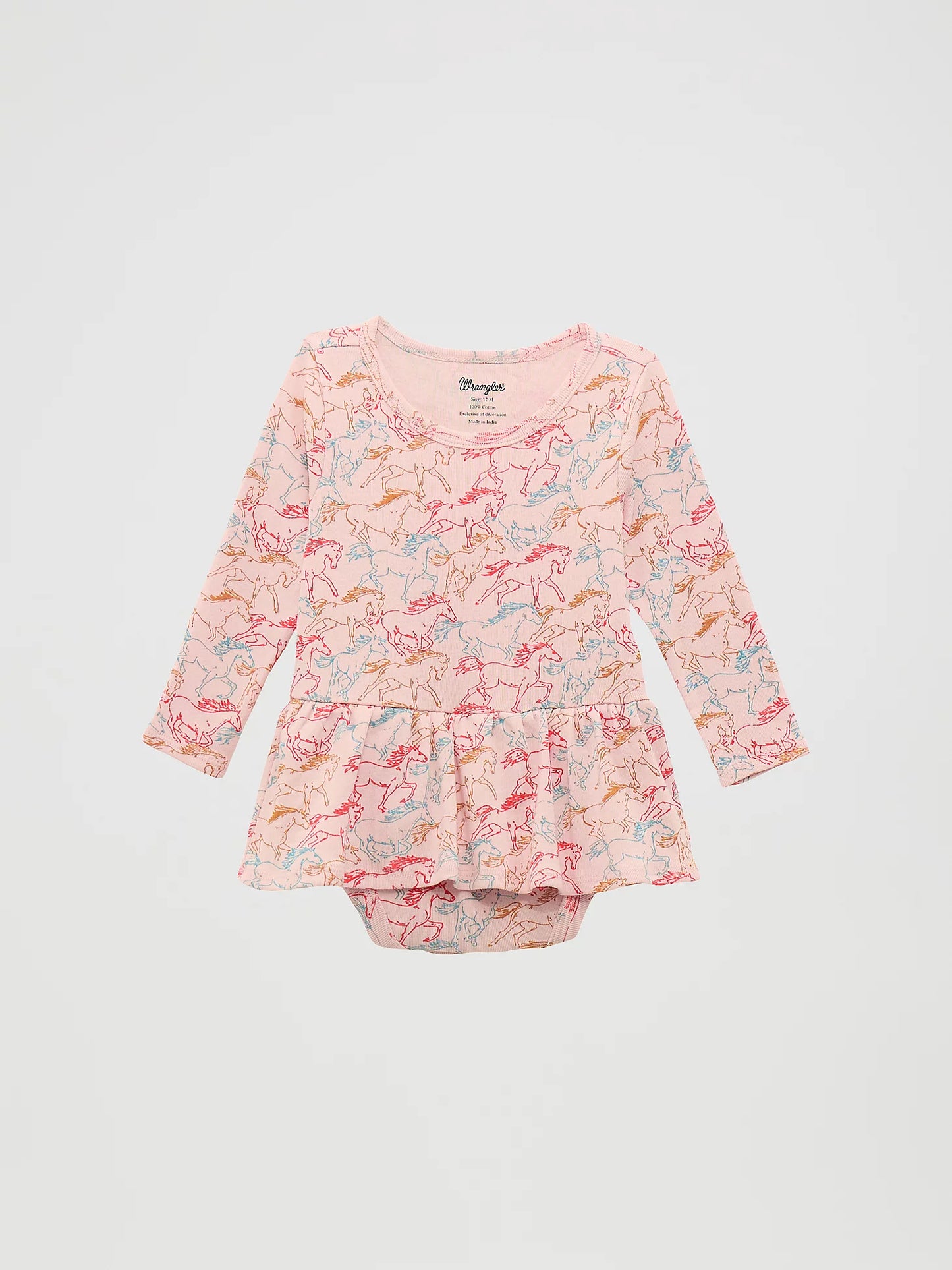Wrangler Baby Girls All over Print Skirted Bodysuit 112371931