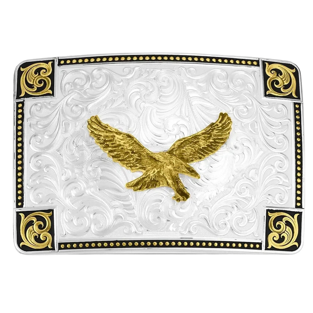 Montana Silversmiths Sierra Forge with Eagle Belt Buckle 57010-696