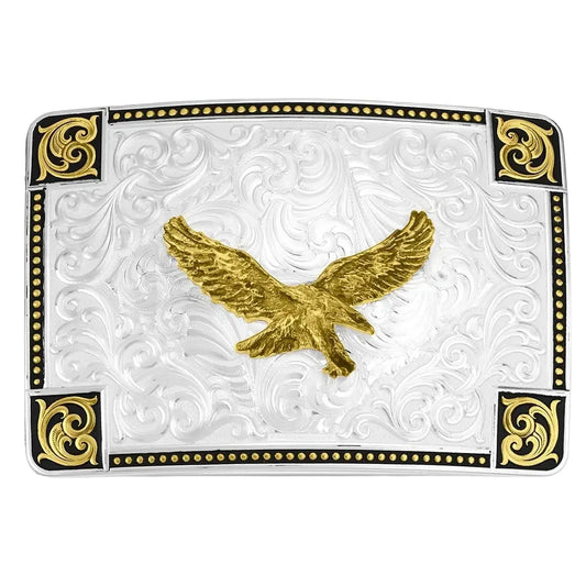 Montana Silversmiths Sierra Forge with Eagle Belt Buckle 57010-696
