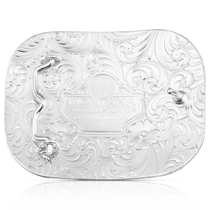 Montana Silversmiths Class Act Buckle With Longhorn 53510-767H