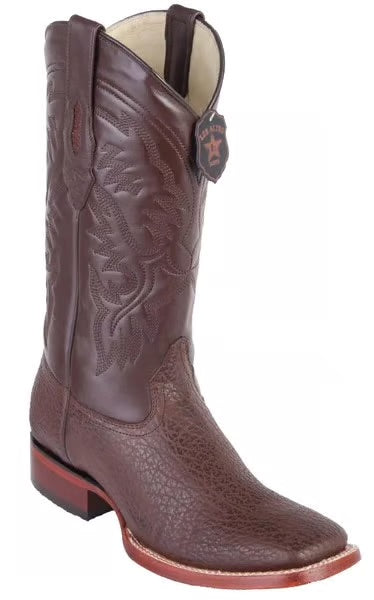 Los Altos Shark Rustic Brown Leather Sole